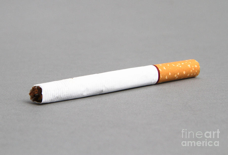 Cigarette #3 Photograph by Photo Researchers