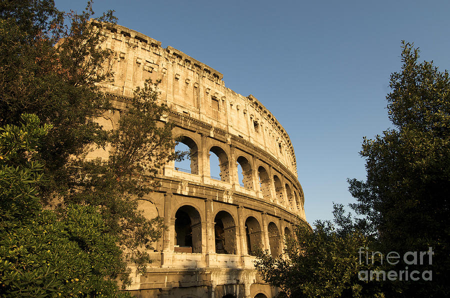 Architecture Photograph - Coliseum. Rome #3 by Bernard Jaubert