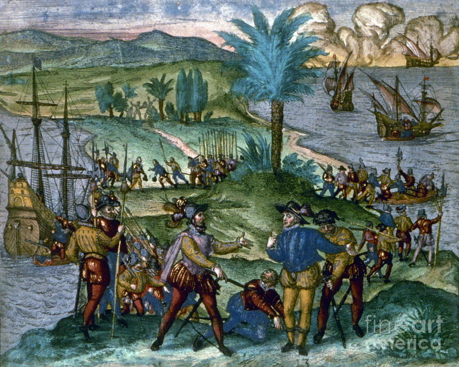 Columbus: Arrest, 1500 #3 Photograph by Granger