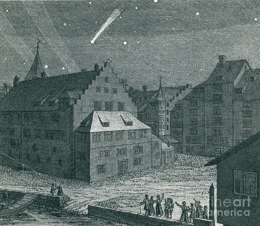 Comet, Einsiedeln Monastery, 1742 #3 Photograph by Science Source
