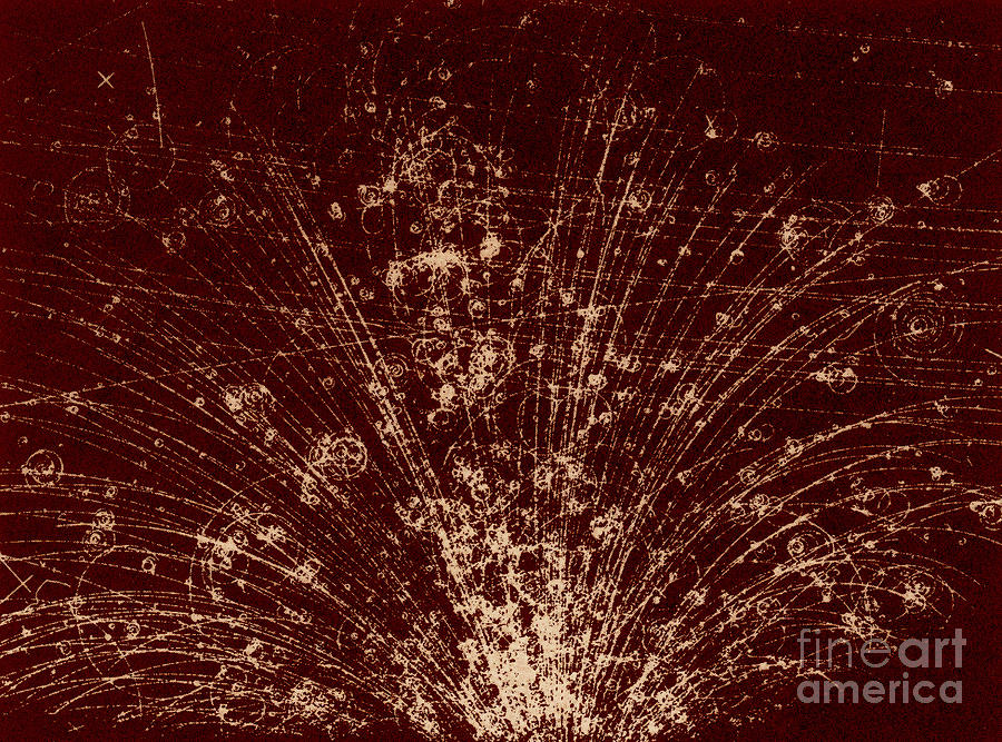 Cosmic Ray Particle Tracks #3 Photograph by Science Source