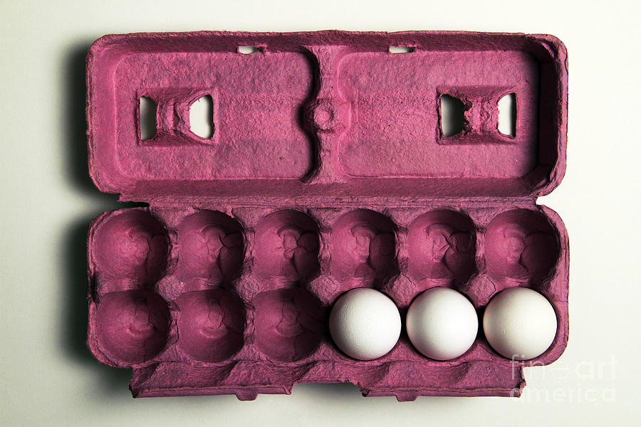 3 Eggs Photograph by Photo Researchers, Inc.