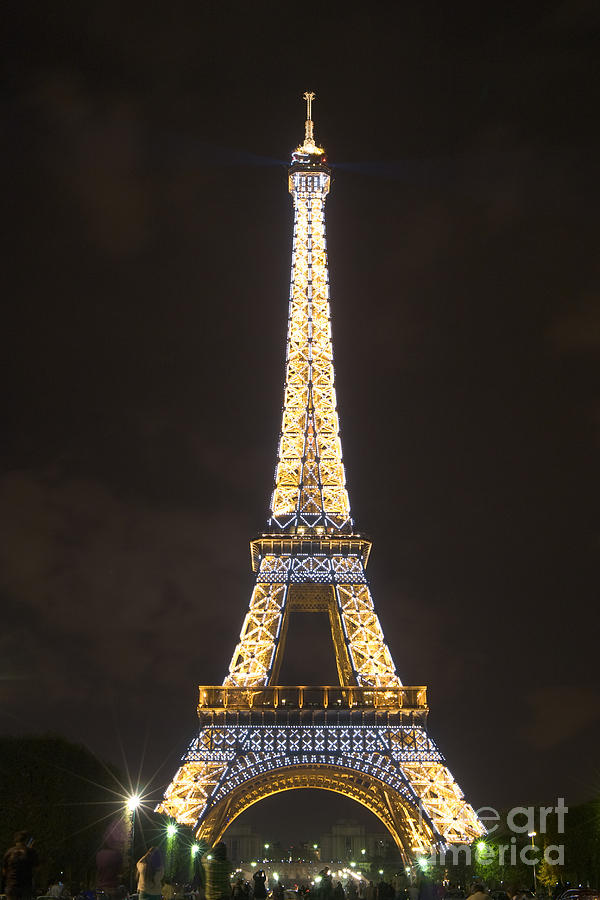 Eiffel tower by night #3 Photograph by Fabrizio Ruggeri