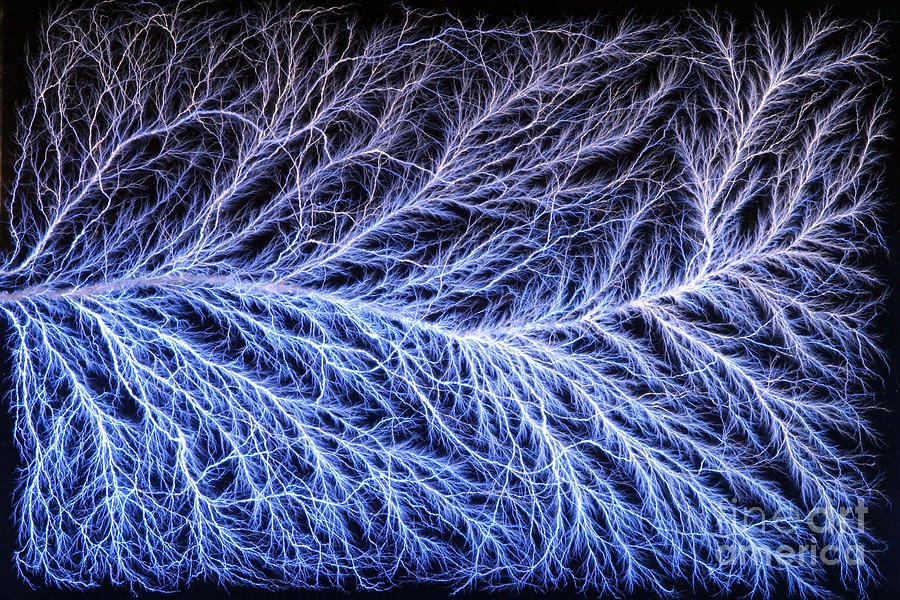 Electrical Discharge Lichtenberg Figure #3 Photograph by Ted Kinsman