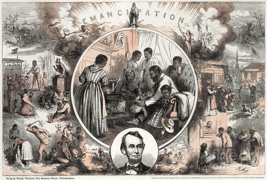 Portrait Photograph - Emancipation Proclamation #3 by Granger