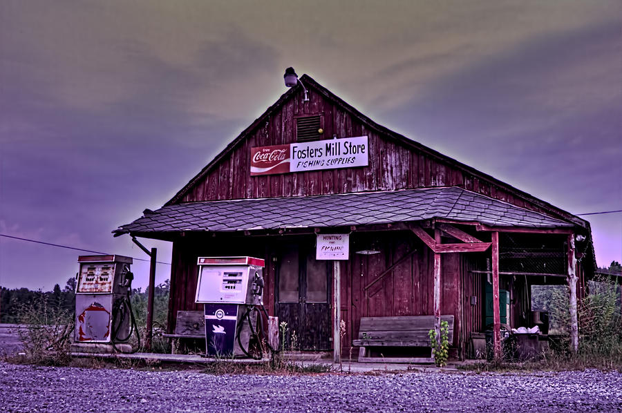 Fosters Mill Store HDR #3 Photograph by Jason Blalock