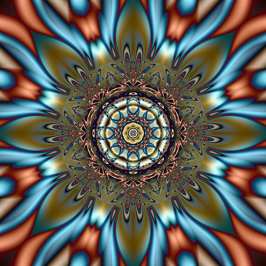 Fractal Kaleidoscope by Gina Manley