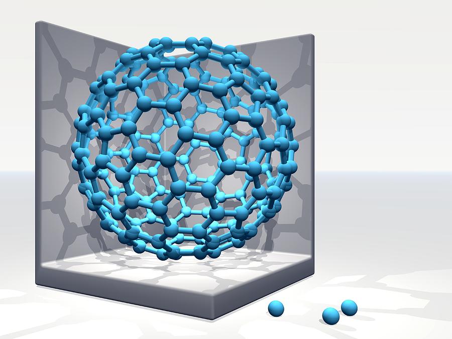 Fullerene Molecule #3 Photograph by Laguna Design