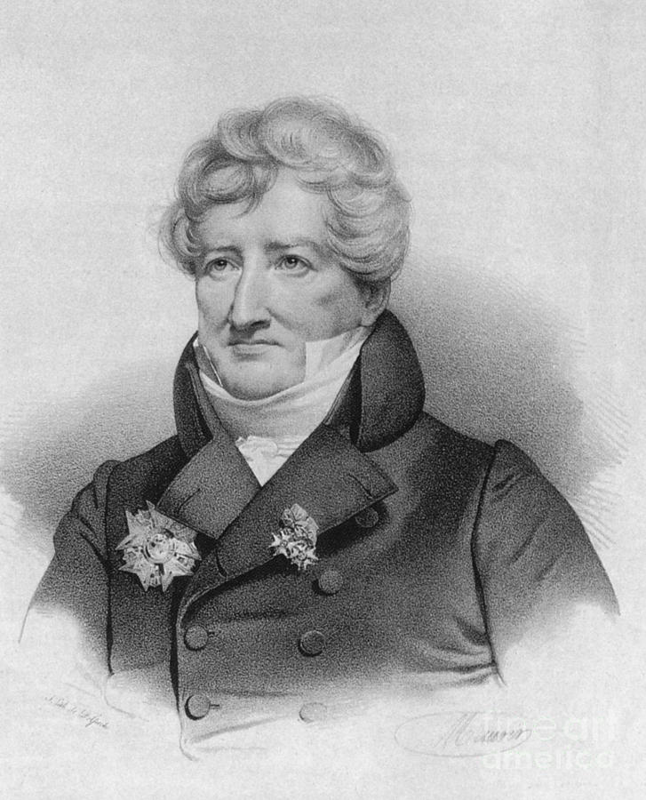History Photograph - Georges Cuvier, French Naturalist #3 by Science Source