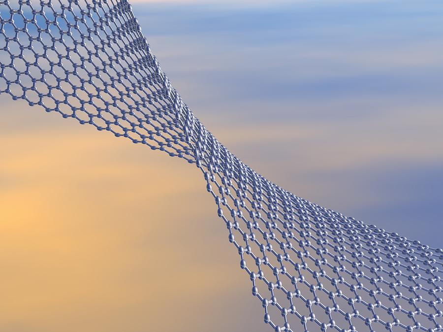 Graphene Sheet, Artwork #3 Digital Art by Laguna Design