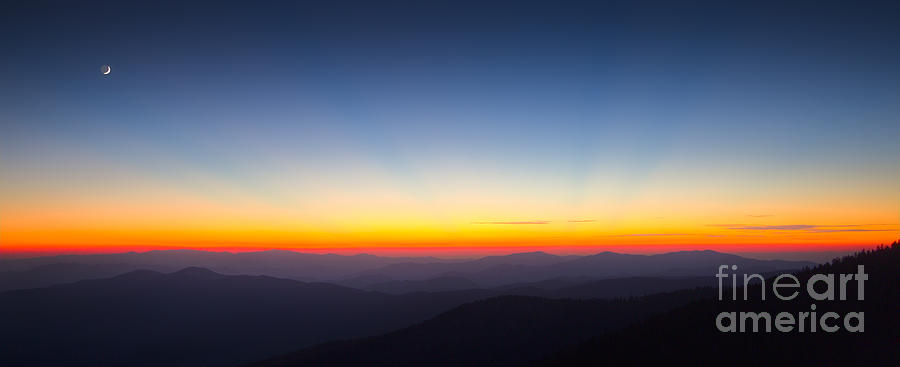 Great Smokie Mountains Sunset #3 Photograph by Dustin K Ryan