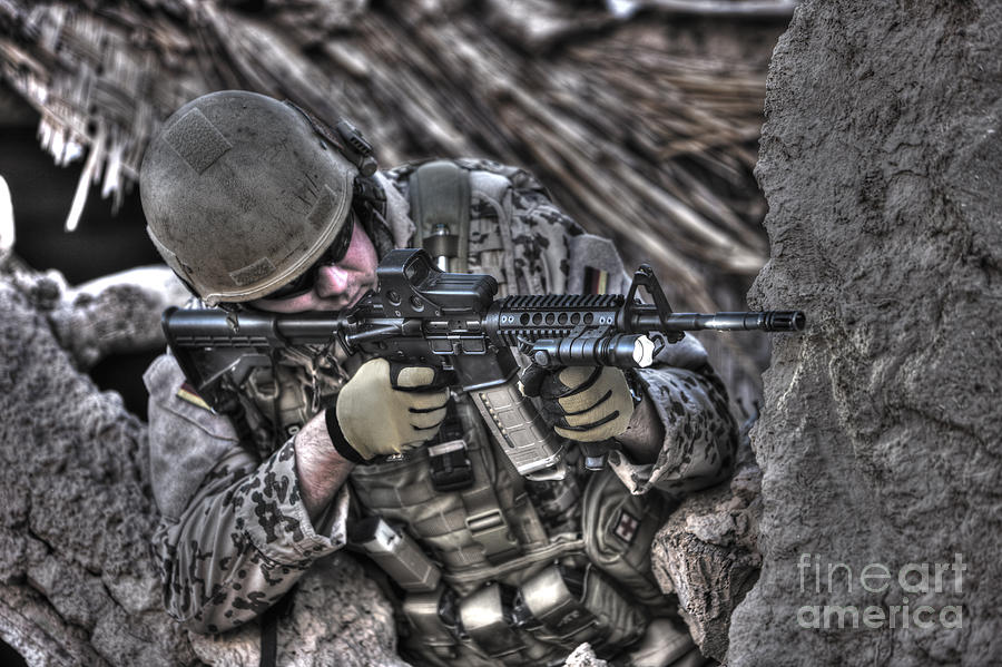Hdr Image Of A German Army Soldier #3 Photograph by Terry Moore