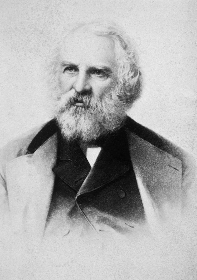 Henry Wadsworth Longfellow 1807-1882 Photograph by Everett