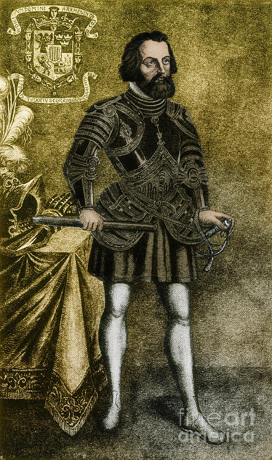 Hernando Cortez, Spanish Conquistador #3 Photograph by Photo Researchers