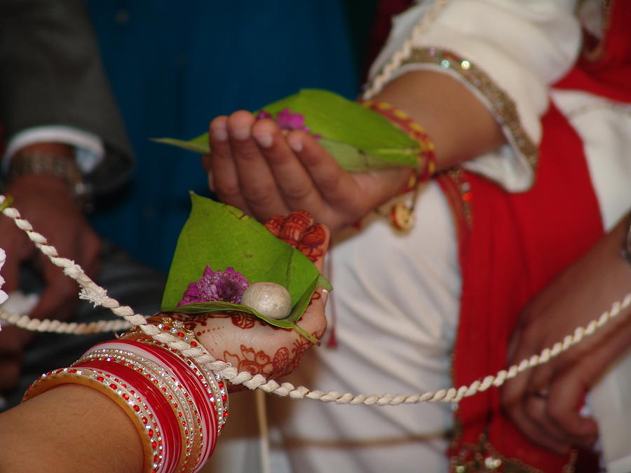 Hindu Wedding Photograph - Hindu Wedding Ceremony #3 by Ashok Patel