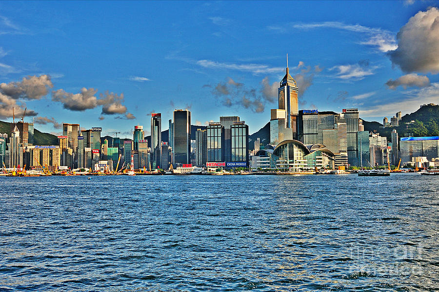 Hong Kong Photograph - Hong Kong Harbour #5 by Joe Ng