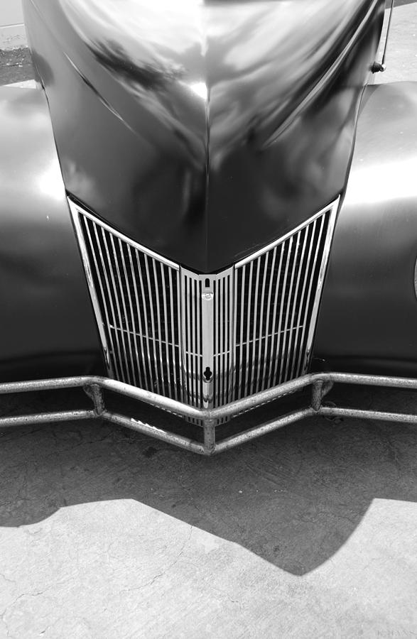 Black And White Photograph - Hot Rod Grill #3 by Rob Hans