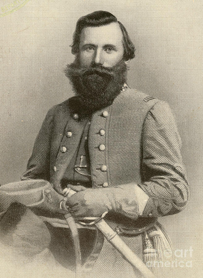 Horse Photograph - Jeb Stuart, Confederate General #3 by Photo Researchers