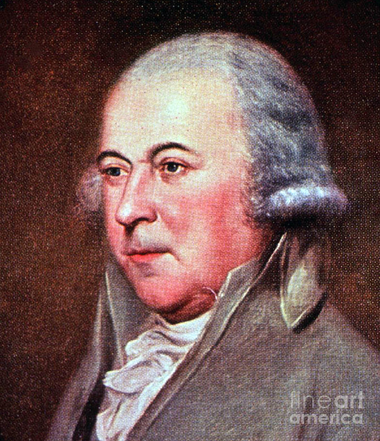 John Adams, 2nd American President Photograph by Photo Researchers