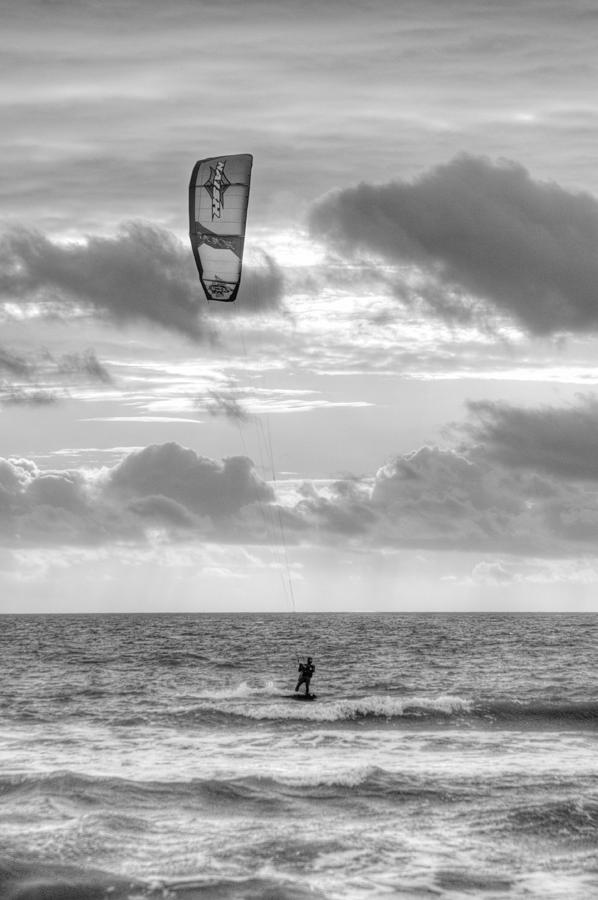 Kite Surfer #3 Photograph by Chris Day