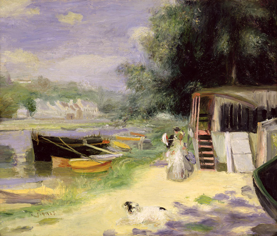 Pierre Auguste Renoir Painting - La Grenouillere by Pierre Auguste Renoir