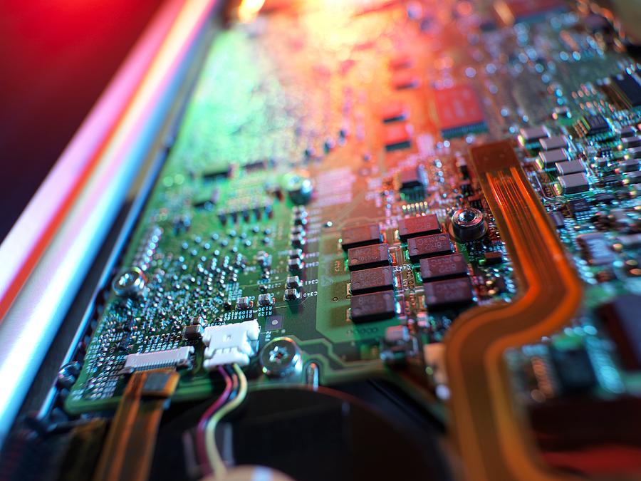 Laptop Circuit Board Photograph by Tek Image Fine Art America