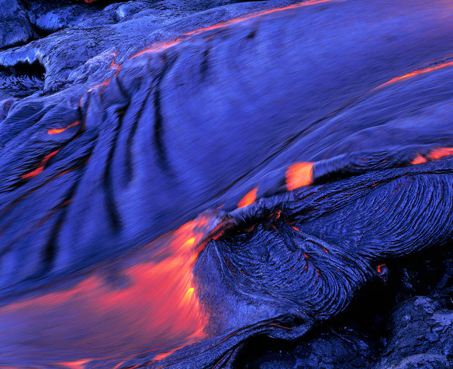 Lava Flow Photograph by G. Brad Lewis - Pixels