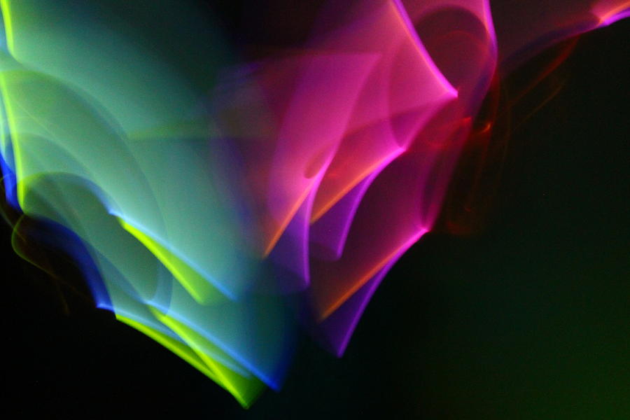 Abstract Photograph - Light Art #3 by Rebecca Frank