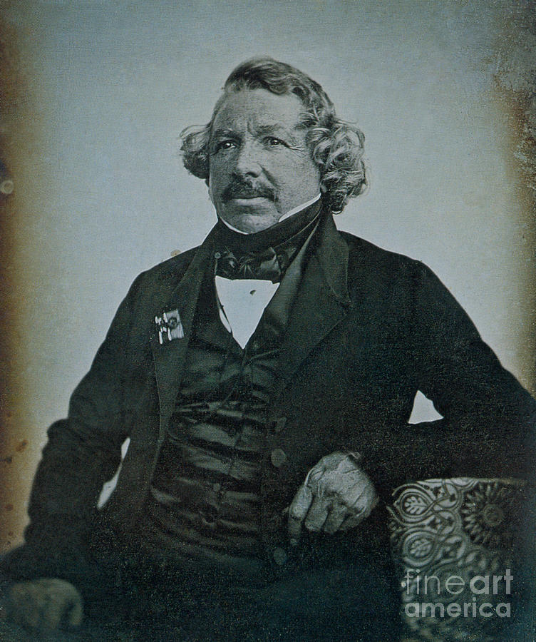 Portrait Photograph - Louis Daguerre, French Inventor #3 by Science Source
