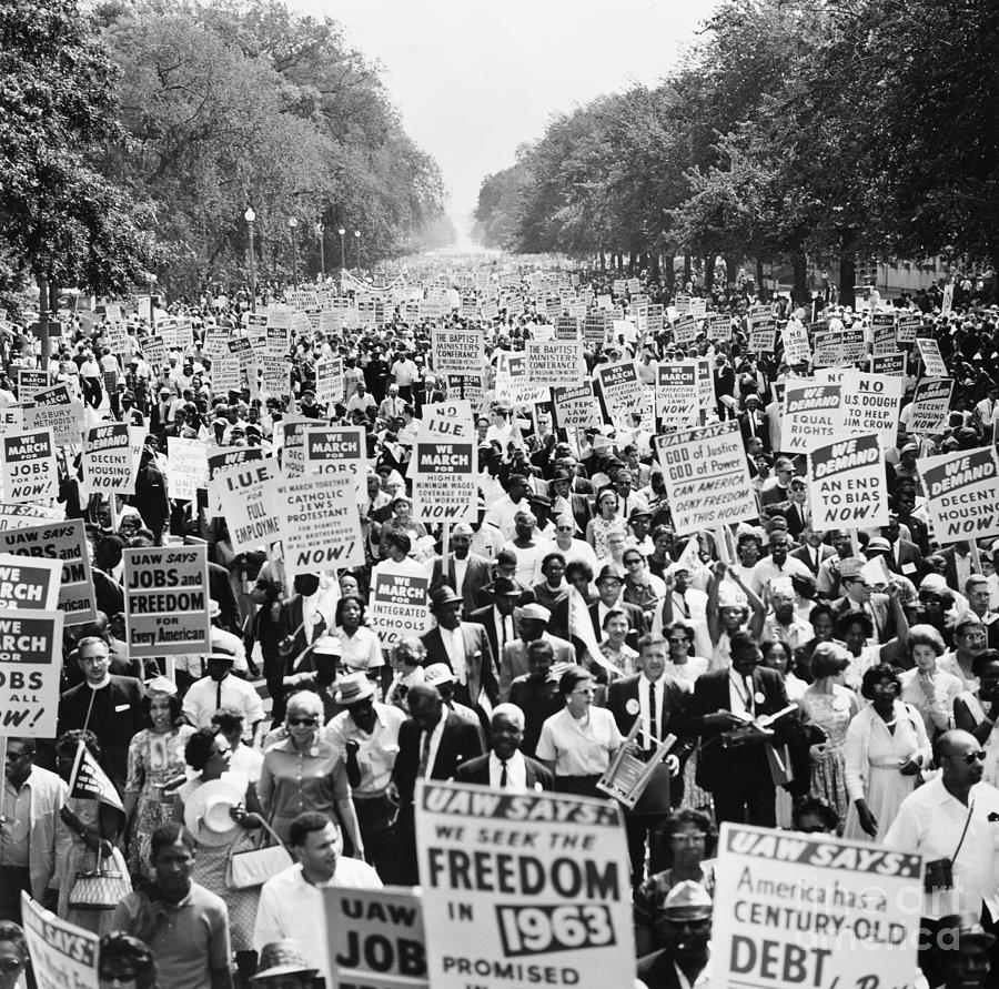 March On Washington. 1963 #24 Photograph by Granger