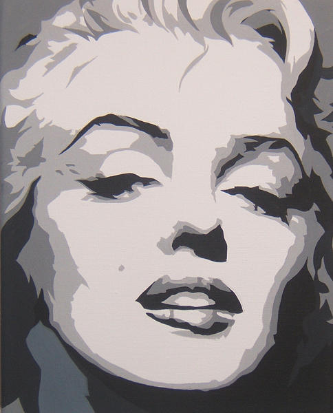 Marilyn Monroe Painting - Marilyn #3 by Michael James  Toomy