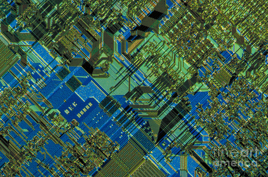 Microprocessor #3 Photograph by Michael W. Davidson