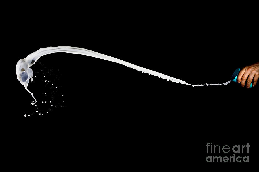 Milk Splash #3 Photograph by Ted Kinsman