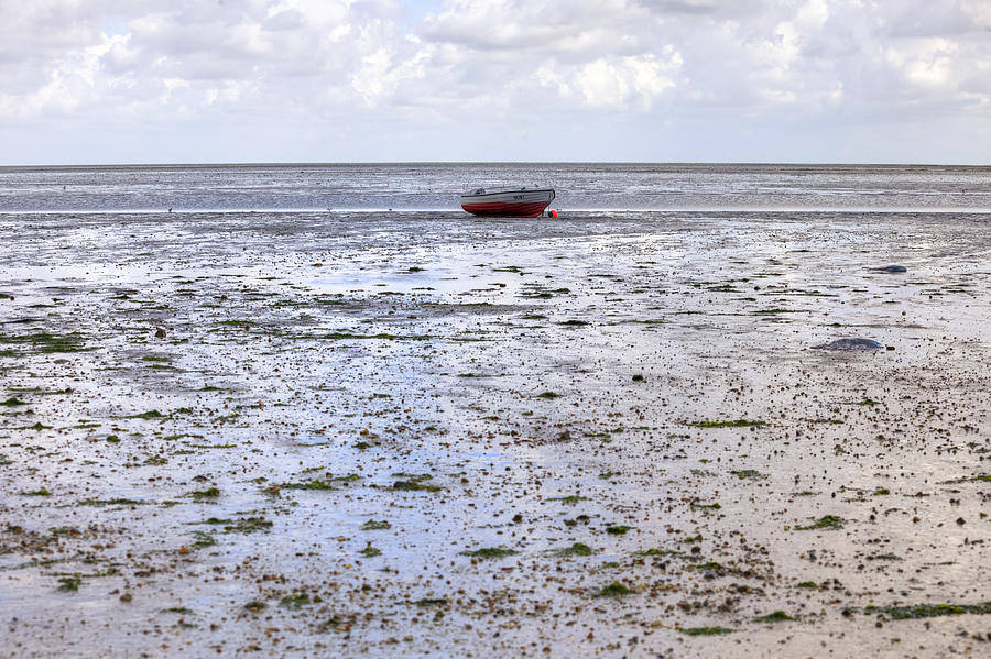 Boat Photograph - Munkmarsch - Sylt #3 by Joana Kruse