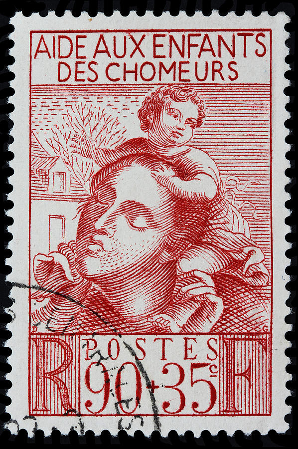 old French postage stamp #11 Photograph by James Hill