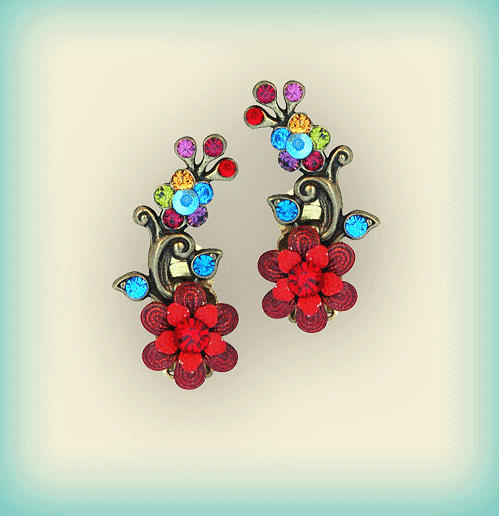 Christmas Jewelry - Orly Zeelon The Vintage Branch Earrings #3 by Orly Zeelon