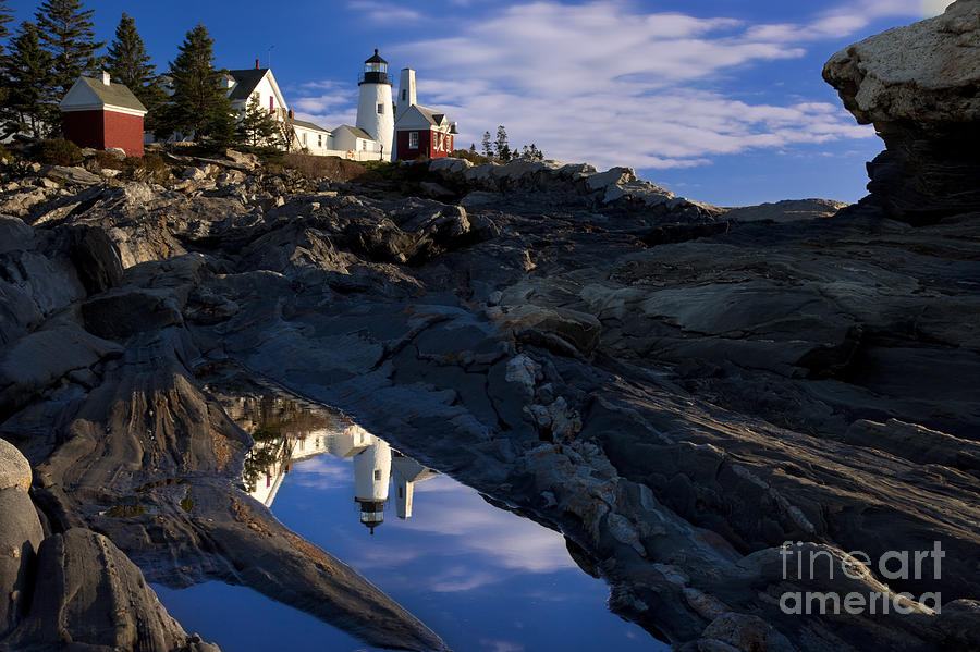 Lighthouse Photograph - Pemaquid Point Lighthouse #3 by Brian Jannsen