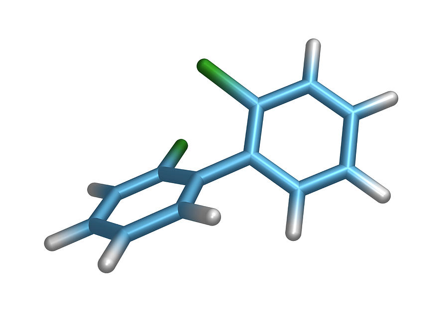 Polychlorinated Biphenyl Molecule Photograph By Dr Tim Evans - Pixels