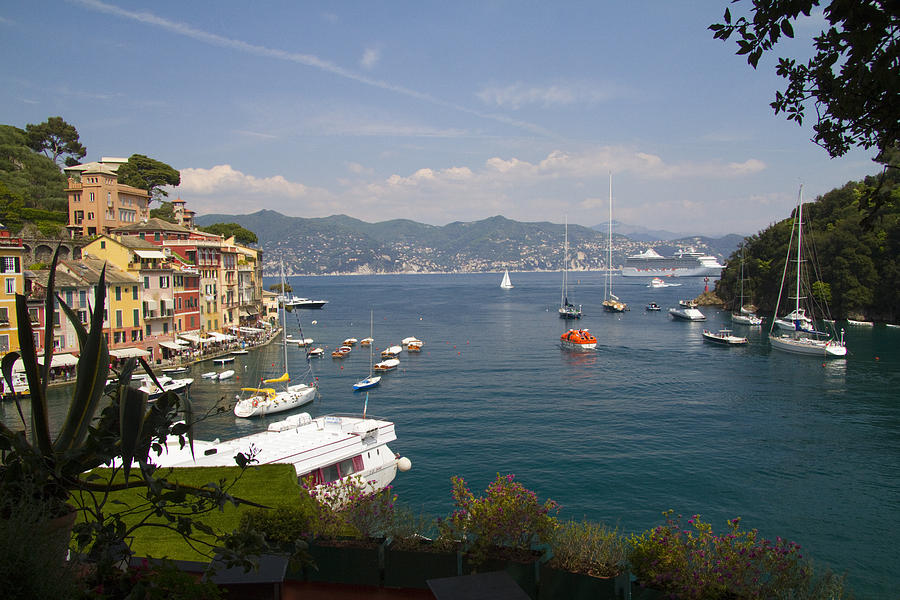 Portofino Photograph - Portofino in the Italian Riviera in Liguria Italy #3 by David Smith