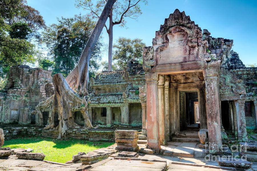 Preah Khan temple east entrance  #3 Photograph by MotHaiBaPhoto Prints