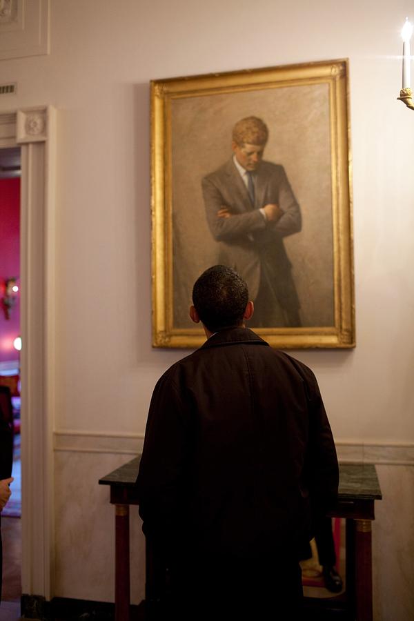 President Barack Obama Looks #3 Photograph by Everett