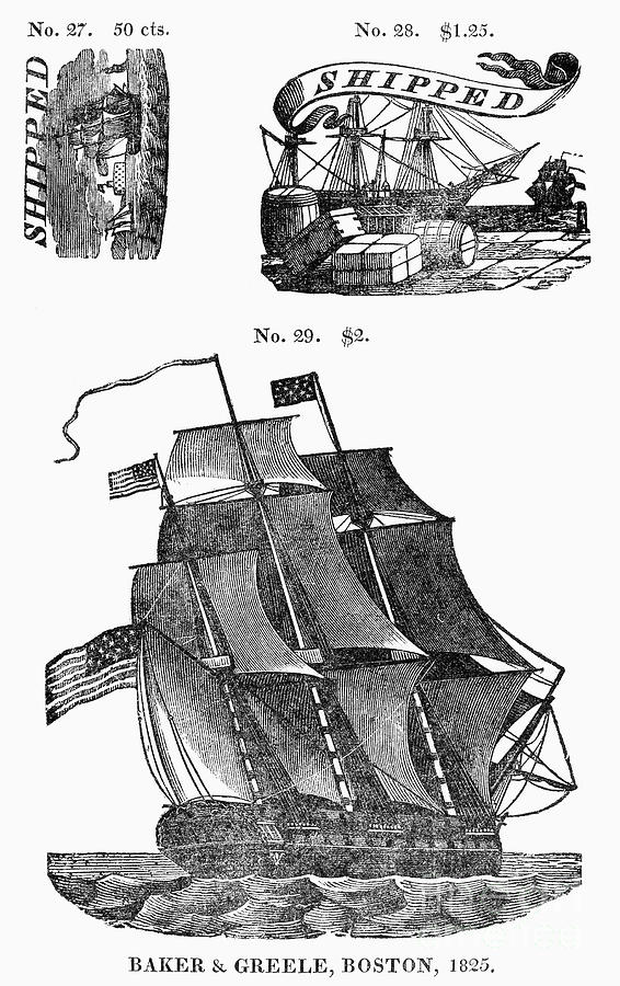 Printers Cuts, 1825 Photograph By Granger - Pixels