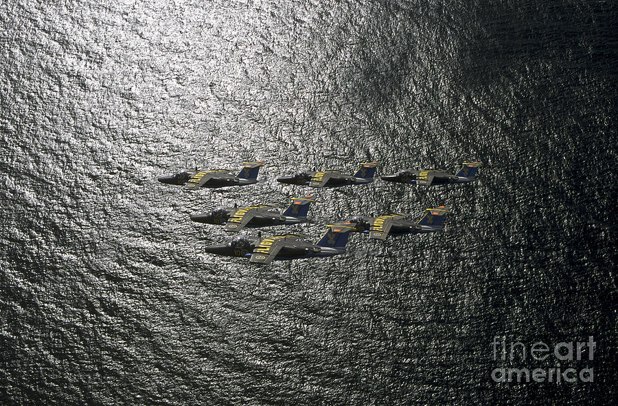 Saab 105 Jet Trainers Of The Swedish #3 Photograph by Daniel Karlsson