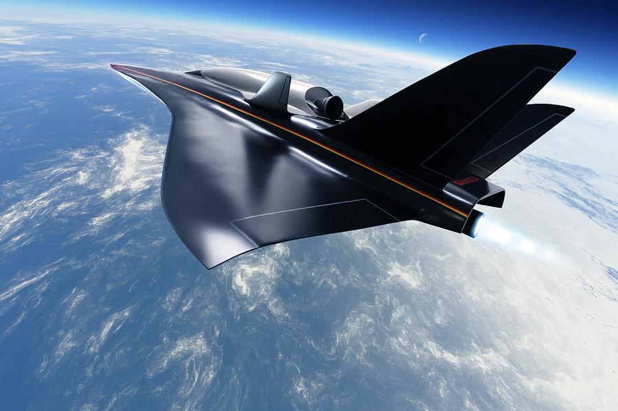 Saenger Horus Spaceplane, Artwork Photograph by Detlev Van Ravenswaay ...