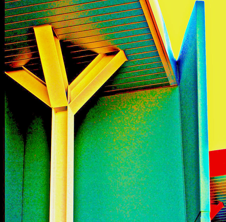 Architecture Pastel - Scottsdale Series  #3 by Johnny Johnston