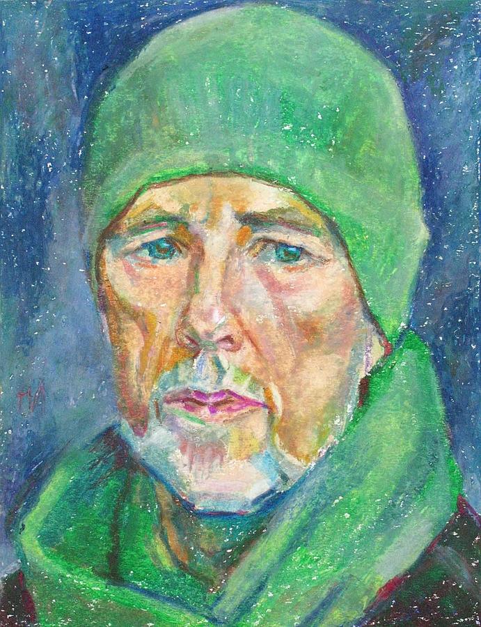 Portrait Painting - Self-portrait #3 by Leonid Petrushin