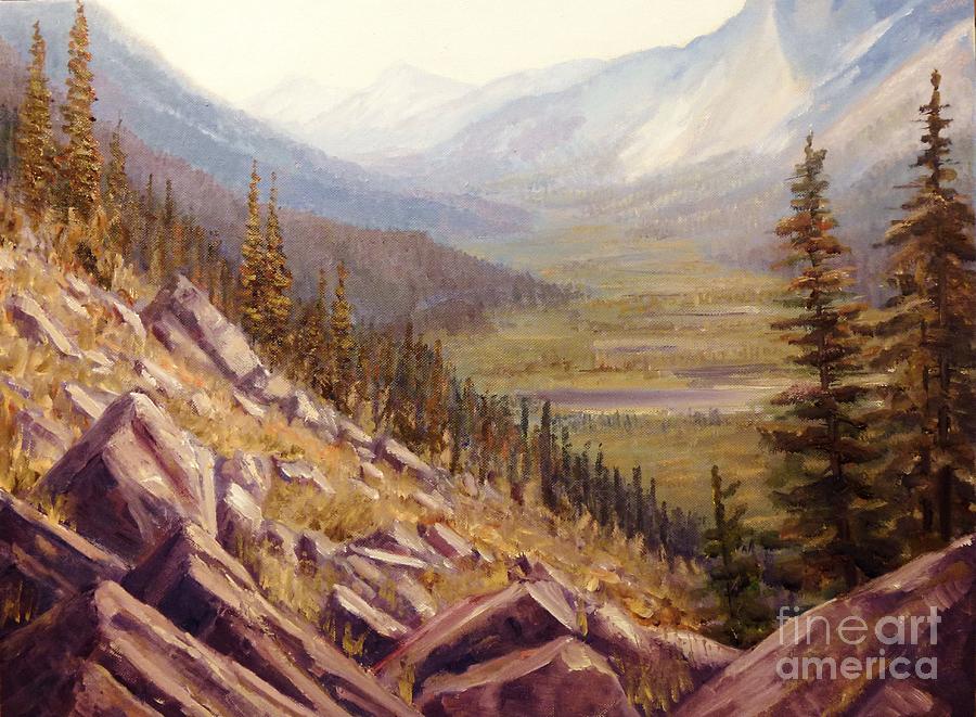 Selkirk Mountains Painting by Tom Siebert - Fine Art America