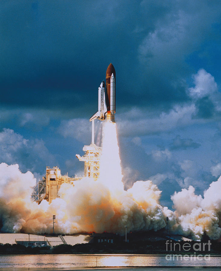 Shuttle Lift-off #3 Photograph by Science Source