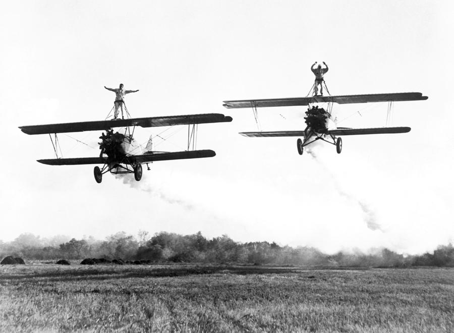 Silent Film Still: Stunts Photograph By Granger