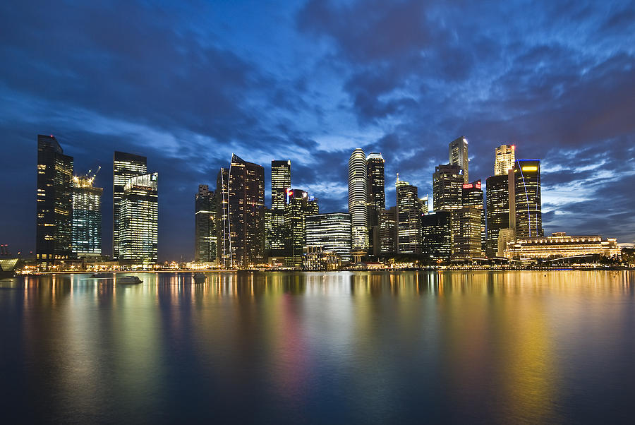 Singapore Cityscape #3 Photograph by Ng Hock How